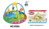 OBL728542 - Oval baby crawl fitness blanket (with light music)