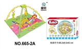 OBL728550 - Square a baby-crawling fitness blanket (with light music)
