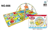 OBL728557 - Baby climb a blanket with 2 hanging bell (conventional)