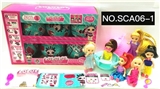 OBL728760 - 3.5 -inch Disney dolls 10 cm ball suit surprise 6 suit open window display box (with: comb, mirror, 