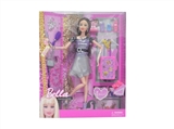 OBL728880 - Solid body 12 joint leisure barbie dress