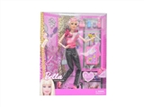 OBL728886 - Solid body 12 joint leisure barbie dress