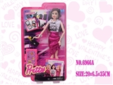 OBL728887 - 12 joint fashion with barbie cosmetics box