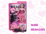 OBL728888 - 12 joint barbie fashion apparel