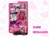 OBL728889 - 12 joint barbie fashion apparel