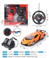 OBL729016 - With foot pedal accelerometer steering wheel with rechargeable four-way remote control car