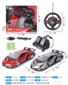 OBL729078 - With foot pedal accelerometer steering wheel with rechargeable four-way remote control car