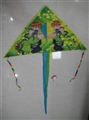 OBL729145 - 1.4 meters color printing BEN10 triangle kite (wiring)