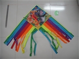 OBL729154 - More than 1.2 meters of color printing Tom cat triangle tail kite (wiring)
