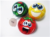 OBL729367 - Mesh bag single grain PU ball 12 cm fruit expression