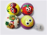 OBL729377 - Mesh bag single fruit grain of 10 cm PU ball