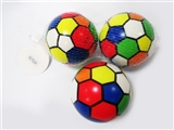 OBL729383 - Mesh bag 2 grain of 10 cm 7 colour football PU ball