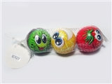 OBL729397 - Mesh bag 3 grain 6.3 CM PU ball fruit expression