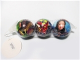 OBL729406 - Cartoon PU mesh bag 3 grain 6.3 CM ball