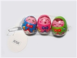 OBL729419 - Mesh bag 3 grain of 6.5 CM doll PU eggs