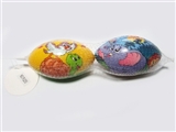 OBL729429 - Mesh bag 2 grain of 13 cm cartoon PU football