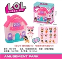 OBL729566 - Surprise villa doll series (villa not fold, random matching dolls and doll)