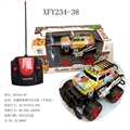 OBL729803 - Little cross-country car fox (round)