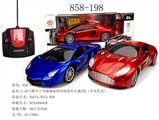 OBL729829 - Water transfer printing simulation car 1:18 rambo Martin black glass color red and blue 2 (bright)
