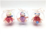 OBL730340 - Environmental protection PVC ball eggs 12 cm evade glue 3 d wedding dress really eyes baby bottles