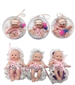 OBL730341 - Environmental protection PVC ball eggs 12 cm evade glue bathrobe true 3 d eyes baby bottles