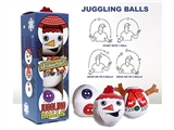 OBL730389 - Red hair snowman acrobatics