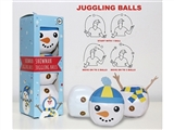 OBL730391 - Blue hat snowman acrobatics
