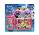 OBL730415 - Ice and snow princess mobile wallet eyes