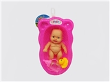 OBL730749 - 搪胶娃娃+浴盆套装