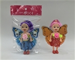 OBL731296 - 3 inches of solid body small kelly points butterfly fairy Color mixed glue more clothes