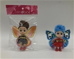 OBL731300 - 2.5 inch solid body beautiful faery clown Color mixed glue more clothes