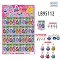 OBL732045 - 2 inch figures 6 stars lock single figures 1 key plastic bags, only 20 a big board (1)