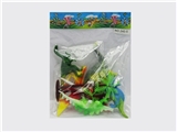 OBL732149 - 4 "double color dinosaurs
