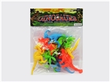 OBL732153 - 6 inch color dinosaurs,