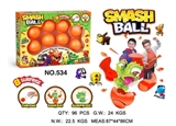 OBL732267 - Smashers window box burst eight ball broke broke a monster doll