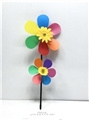 OBL732300 - Solid color PP windmills and sunflowers
