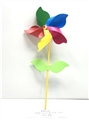 OBL732323 - Assemble the 26 cm wide five-color windmills and leaves