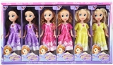 OBL732665 - 9 inches empty handed princess Sophia 6 pack
