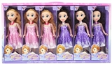 OBL732666 - 9 inches empty handed princess Sophia 6 pack