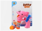 OBL732787 - Solid color football dolphins bubble gun