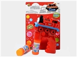 OBL732790 - Solid color small train bubble gun music 2 bottles of num