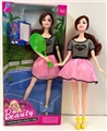 OBL733033 - Barbie doll with the racket