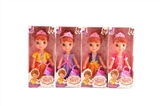 OBL733081 - 4 conventional 3 d eye 9 inches music salon Nancy Disney princess dolls handbag evade glue