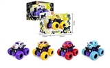 OBL733091 - Alloy double inertia rotary swing car - animal models (4 mixed loading)
