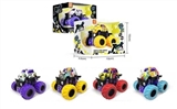 OBL733093 - Alloy double inertia rotary swing car - graffiti (4 mixed loading)