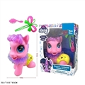 OBL733395 - Evade glue oversized balloons cartoon horse with a mask with a comb