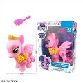 OBL733397 - Evade glue super-sized crown with cartoon horse with light music butterfly butterfly comb