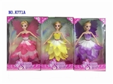 OBL733711 - 11 "real body music angel with wings fairy induction light three orange