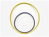 OBL734077 - 65 cm and 45 cm wide printed apple hula hoop