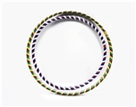 OBL734080 - 55 plus 45 cm wide leather hula hoop 1 set